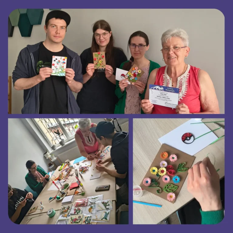 28 czerwca - Quilling z Babcią Halą